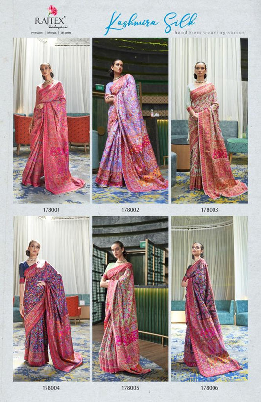 Kashmira Silk Rajtex Handloom Weaving Sarees Supplier