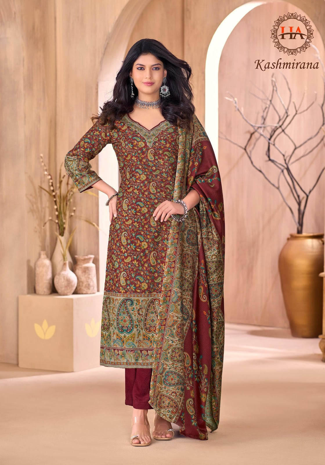 Kashmirana Harshit Fashion Pashmina Suits Exporter Ahmedabad