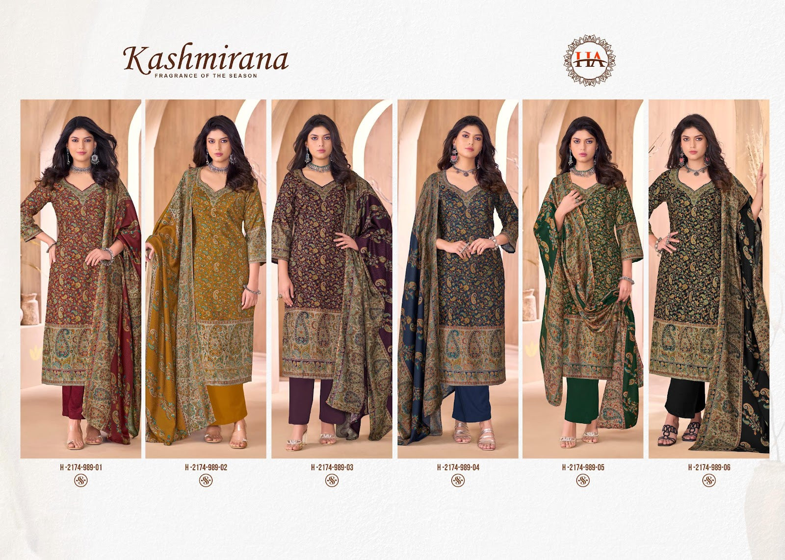 Kashmirana Harshit Fashion Pashmina Suits Exporter Ahmedabad