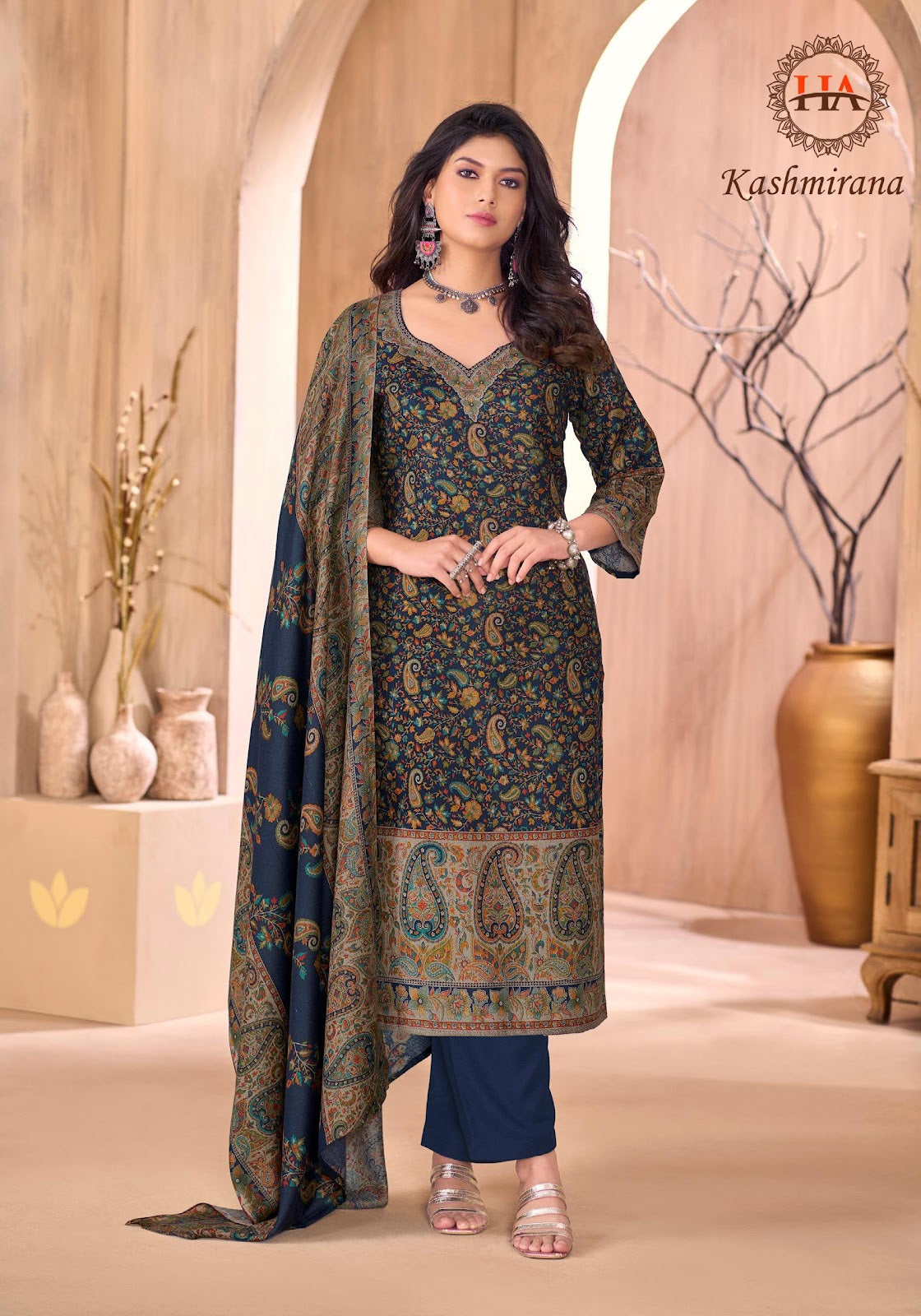 Kashmirana Harshit Fashion Pashmina Suits Exporter Ahmedabad