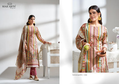 Kashmiri Garden Riaz Art Viscose Cotton Karachi Salwar Suits Manufacturer