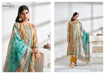 Kashmiri Garden Riaz Art Viscose Cotton Karachi Salwar Suits Manufacturer