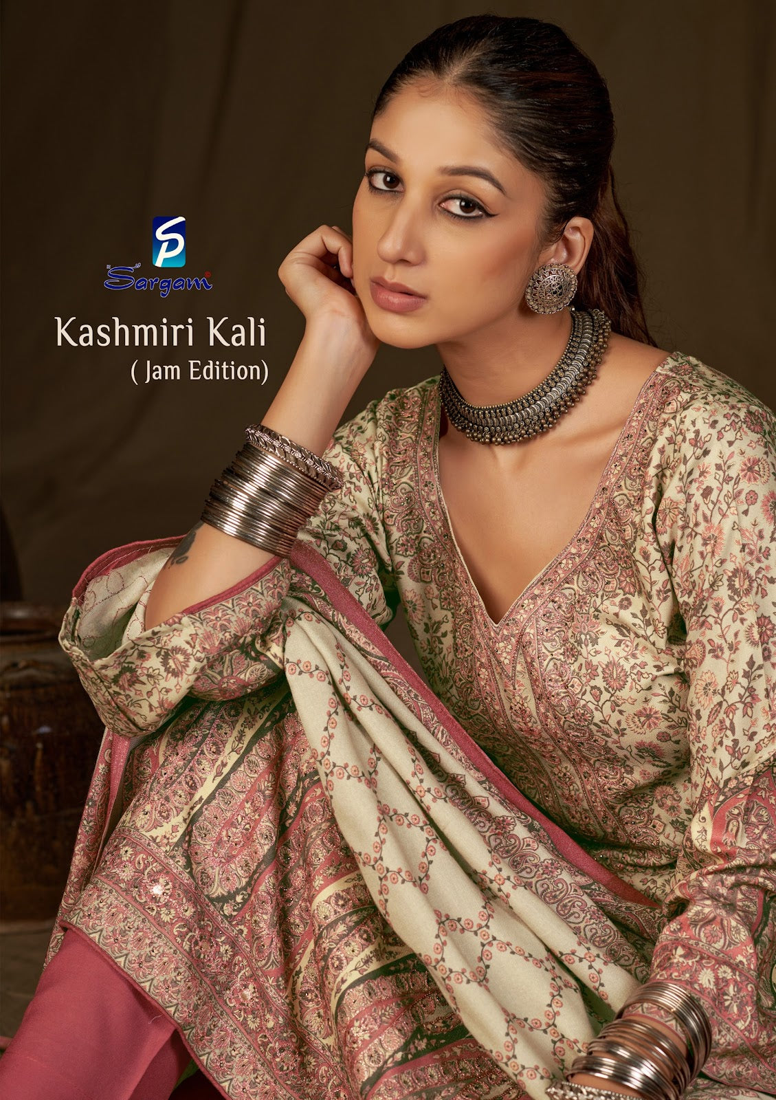 Kashmiri Kali Jam Sargam Prints Pant Style Suits Exporter Gujarat