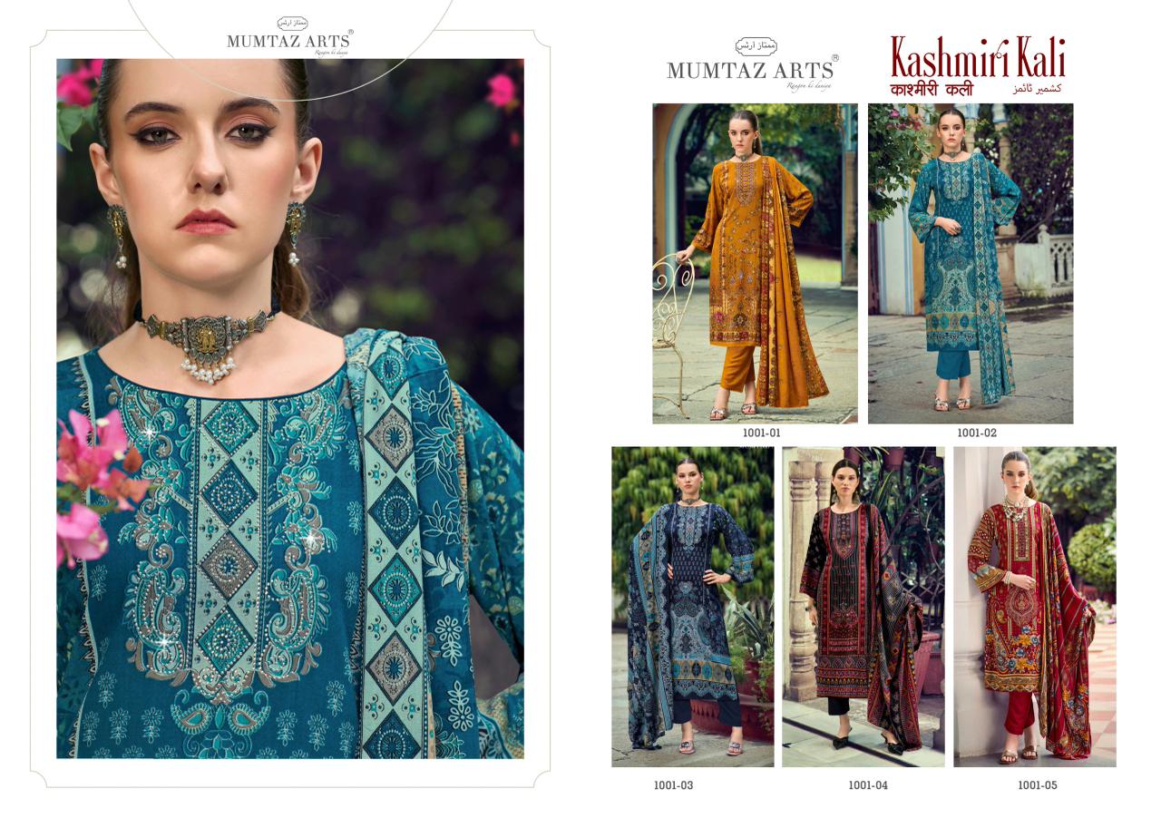 Kashmiri Kali Mumtaz Arts Viscose Rayon Karachi Salwar Suits Manufacturer