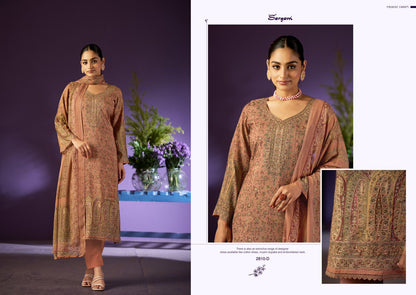 Kashmiri Kali Vol 2 Sargam Prints Viscose Muslin Pant Style Suits Wholesaler Gujarat