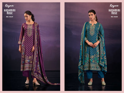 Kashmiri Rose Reyna Pashmina Suits Wholesale