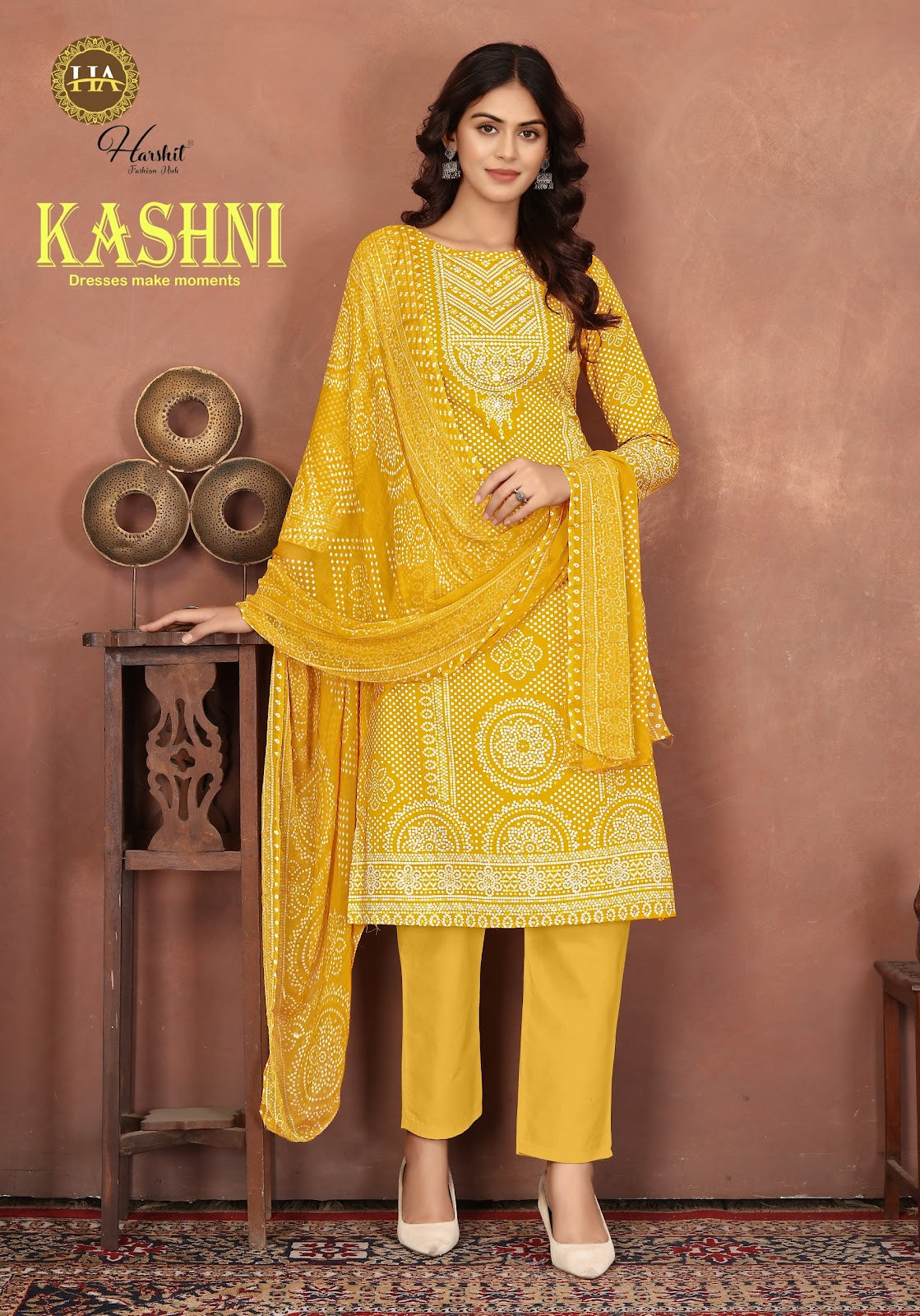 Kashni Harshit Fashion Cambric Pant Style Suits Supplier Gujarat