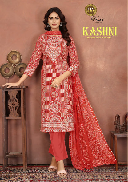 Kashni Harshit Fashion Cambric Pant Style Suits Supplier Gujarat