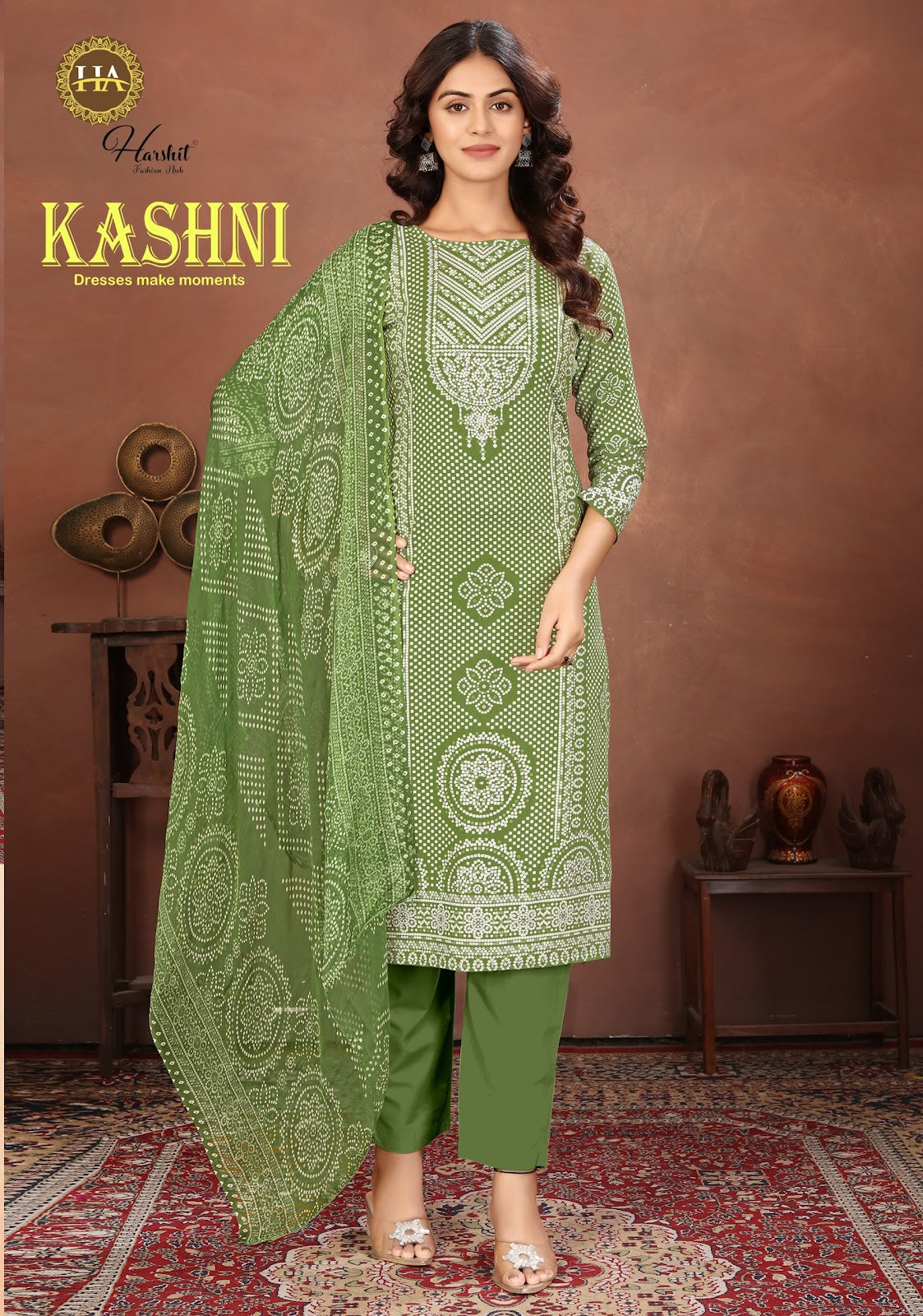 Kashni Harshit Fashion Cambric Pant Style Suits Supplier Gujarat