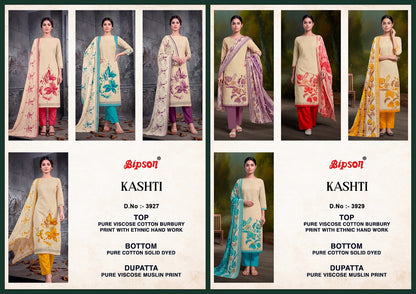 Kashti 3927-3929 Bipson Prints Viscose Pant Style Suits Wholesaler Gujarat