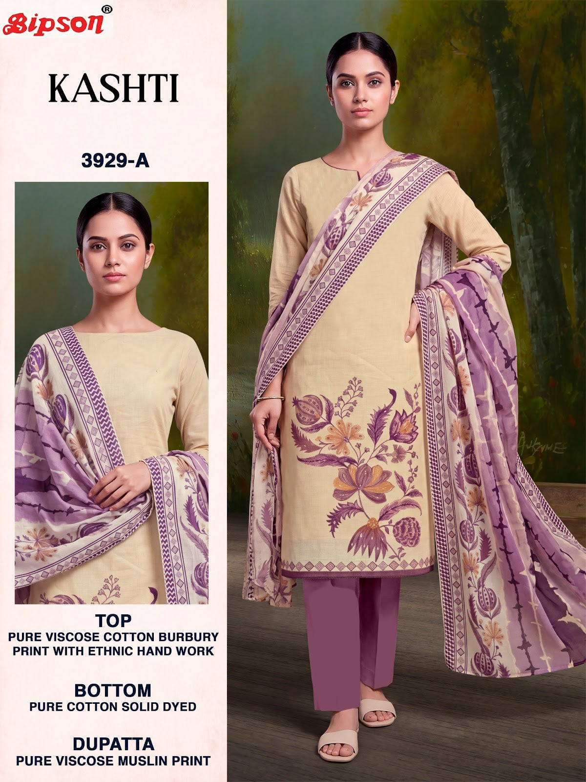 Kashti 3927-3929 Bipson Prints Viscose Pant Style Suits Wholesaler Gujarat