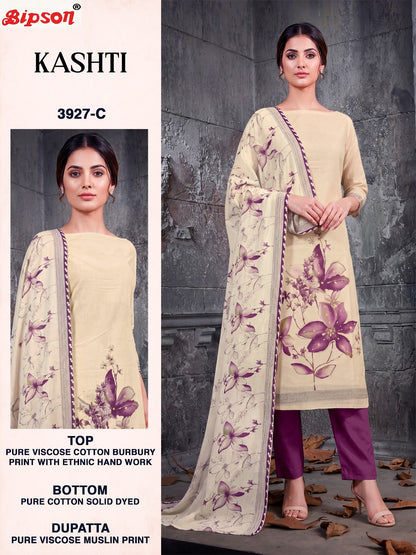Kashti 3927-3929 Bipson Prints Viscose Pant Style Suits Wholesaler Gujarat