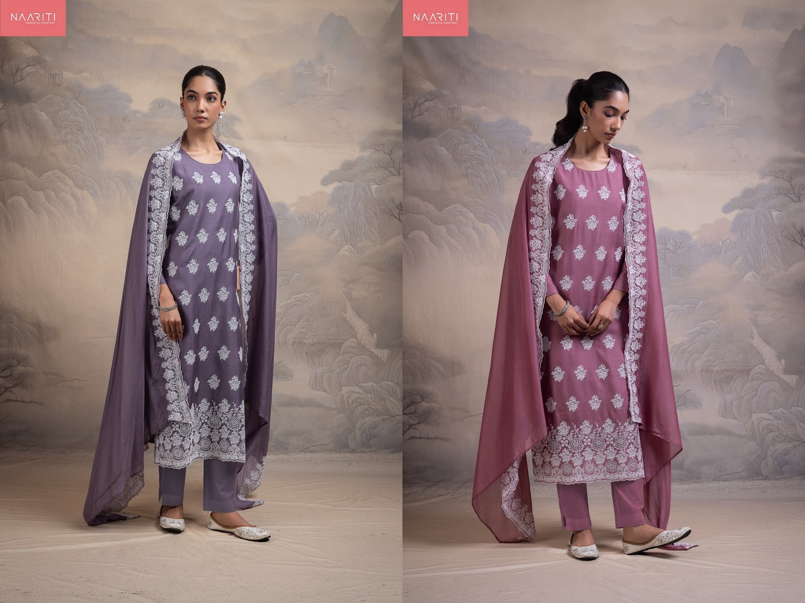 Kashveen Naariti Linen Pant Style Suits Exporter India