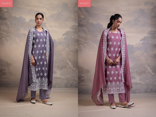 Kashveen Naariti Linen Pant Style Suits Exporter India