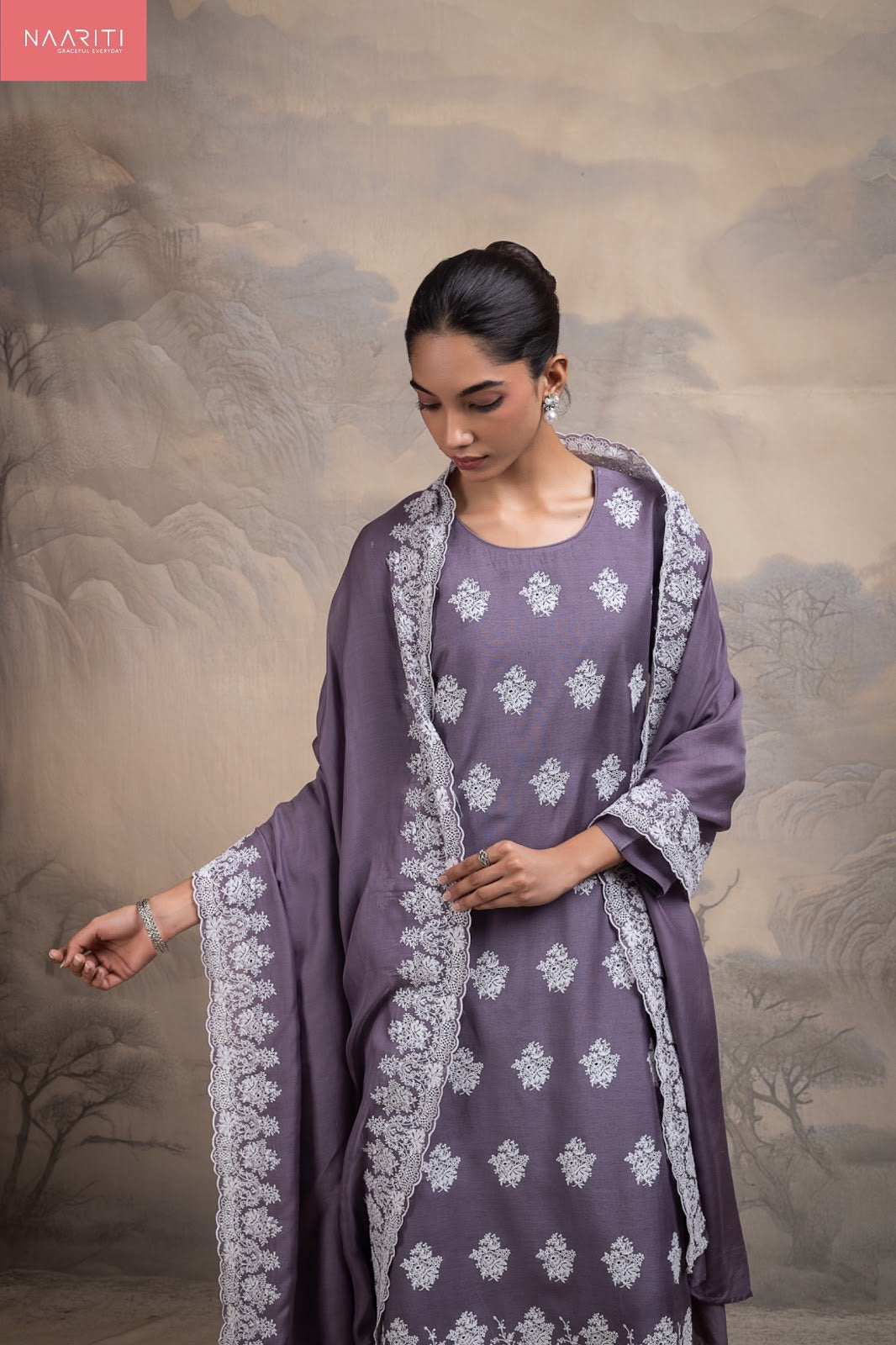 Kashveen Naariti Linen Pant Style Suits Exporter India