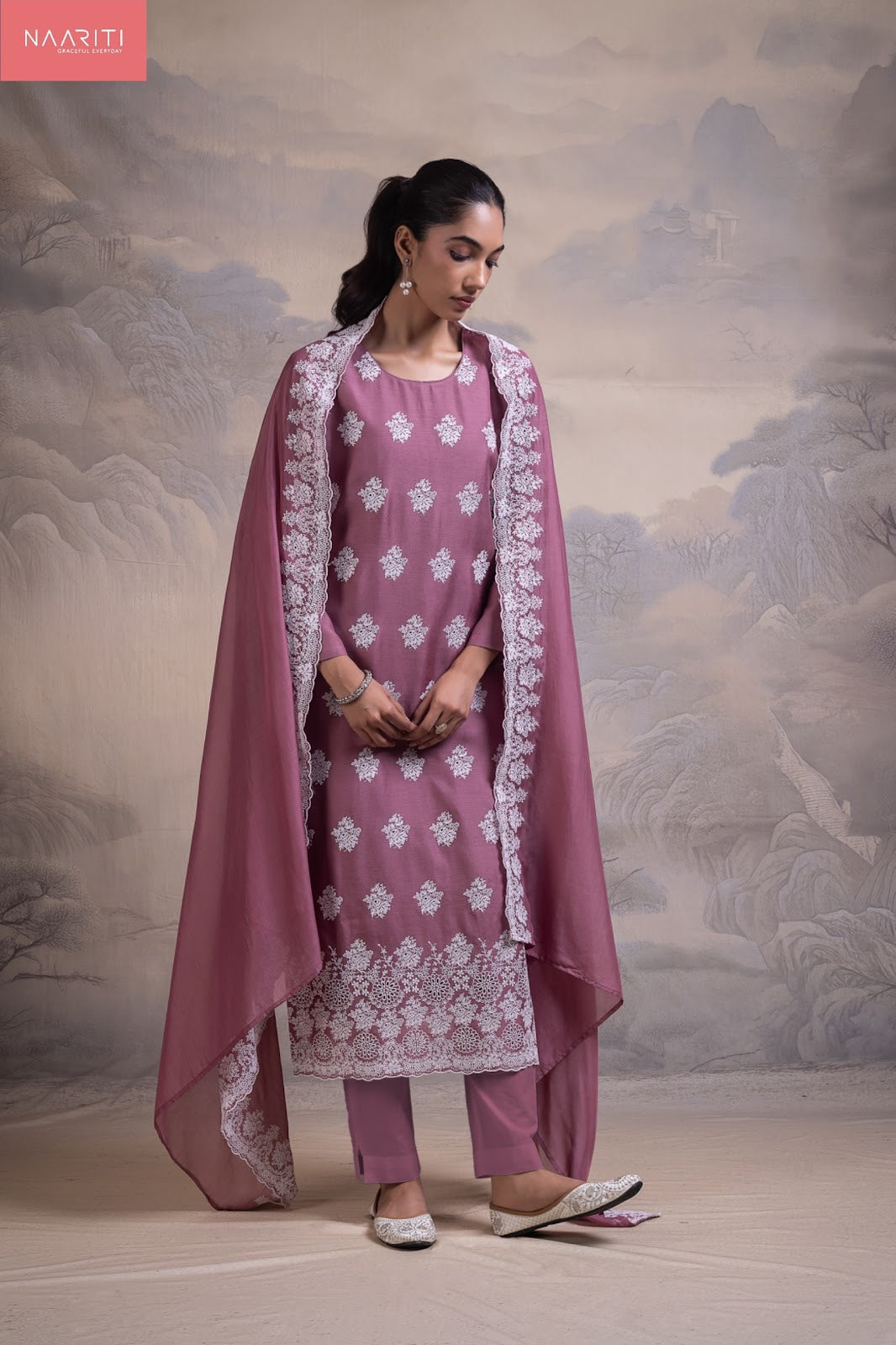 Kashveen Naariti Linen Pant Style Suits Exporter India
