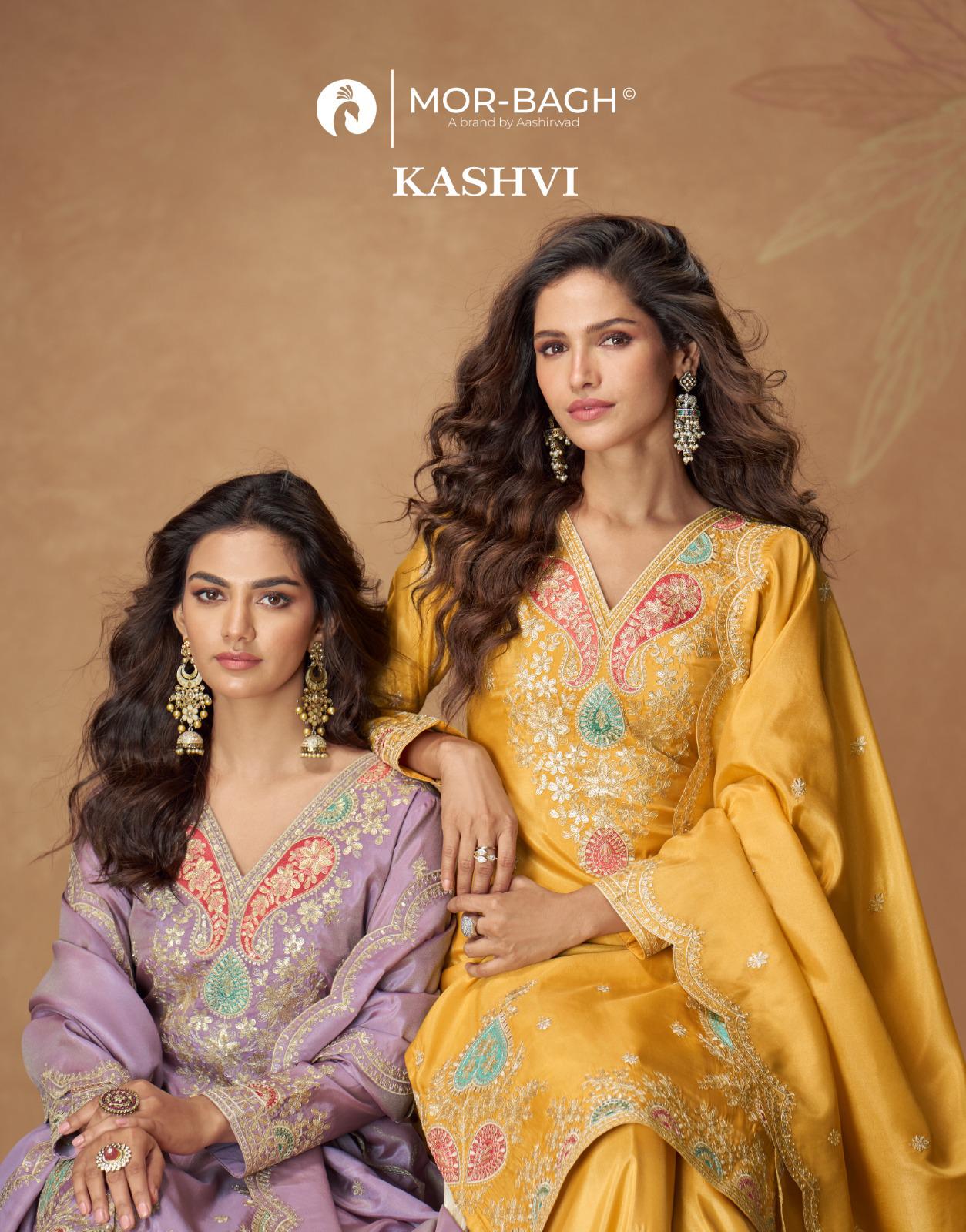 Kashvi Aashirwad Mor Bagh Simar Readymade Plazzo Style Suits Exporter
