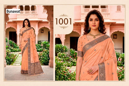 Kashvi Cotton Bunawat Sarees Supplier Gujarat