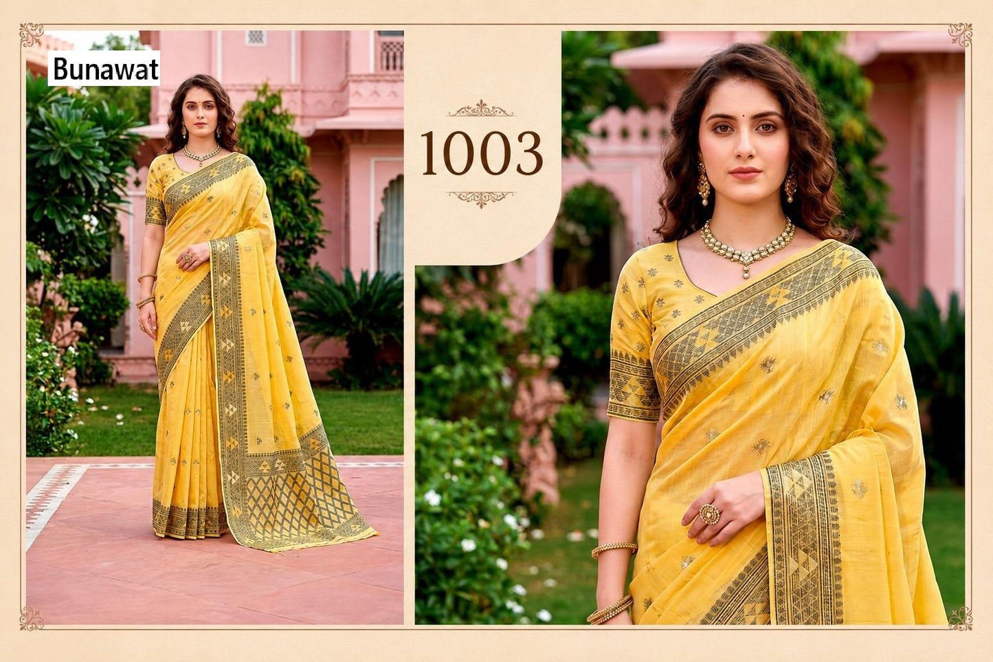 Kashvi Cotton Bunawat Sarees Supplier Gujarat