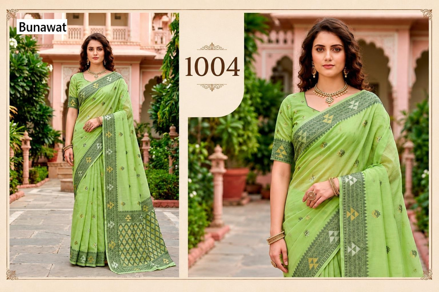 Kashvi Cotton Bunawat Sarees Supplier Gujarat