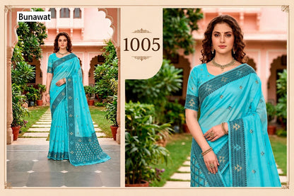 Kashvi Cotton Bunawat Sarees Supplier Gujarat