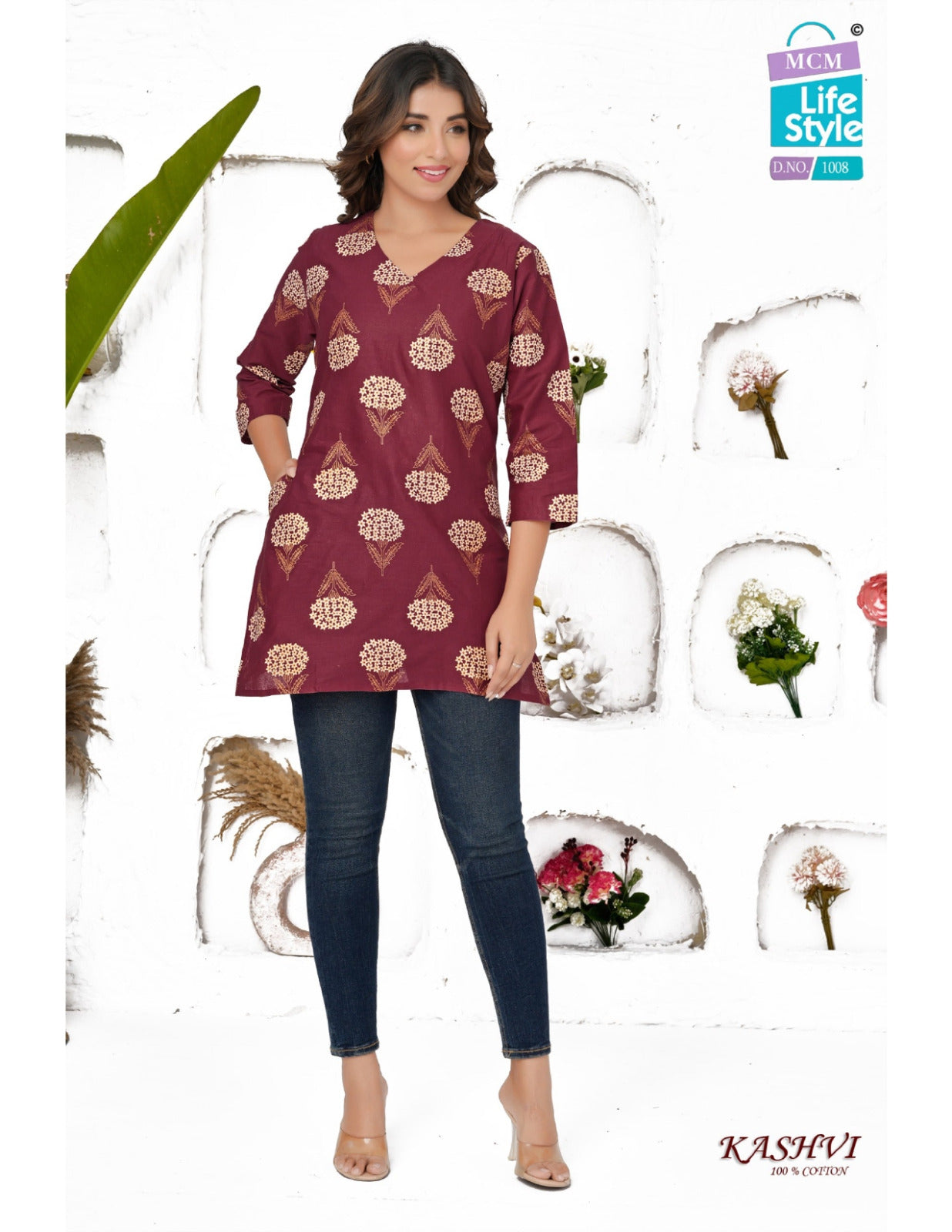 Kashvi Hitlist Mcm Lifestyle Cotton Short Kurtis Wholesale Price