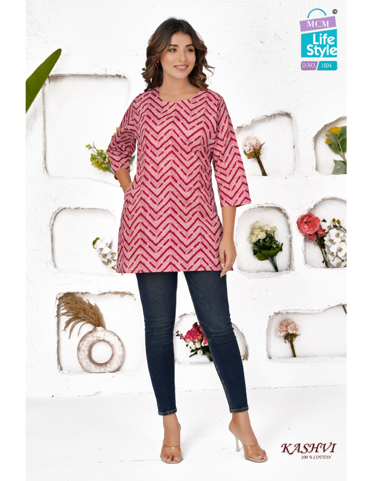 Kashvi Hitlist Mcm Lifestyle Cotton Short Kurtis Wholesale Price