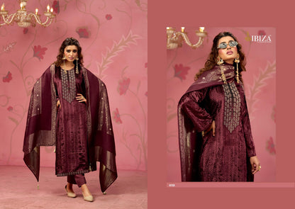 Kashvi Ibiza Velvet Suits Wholesale Rate