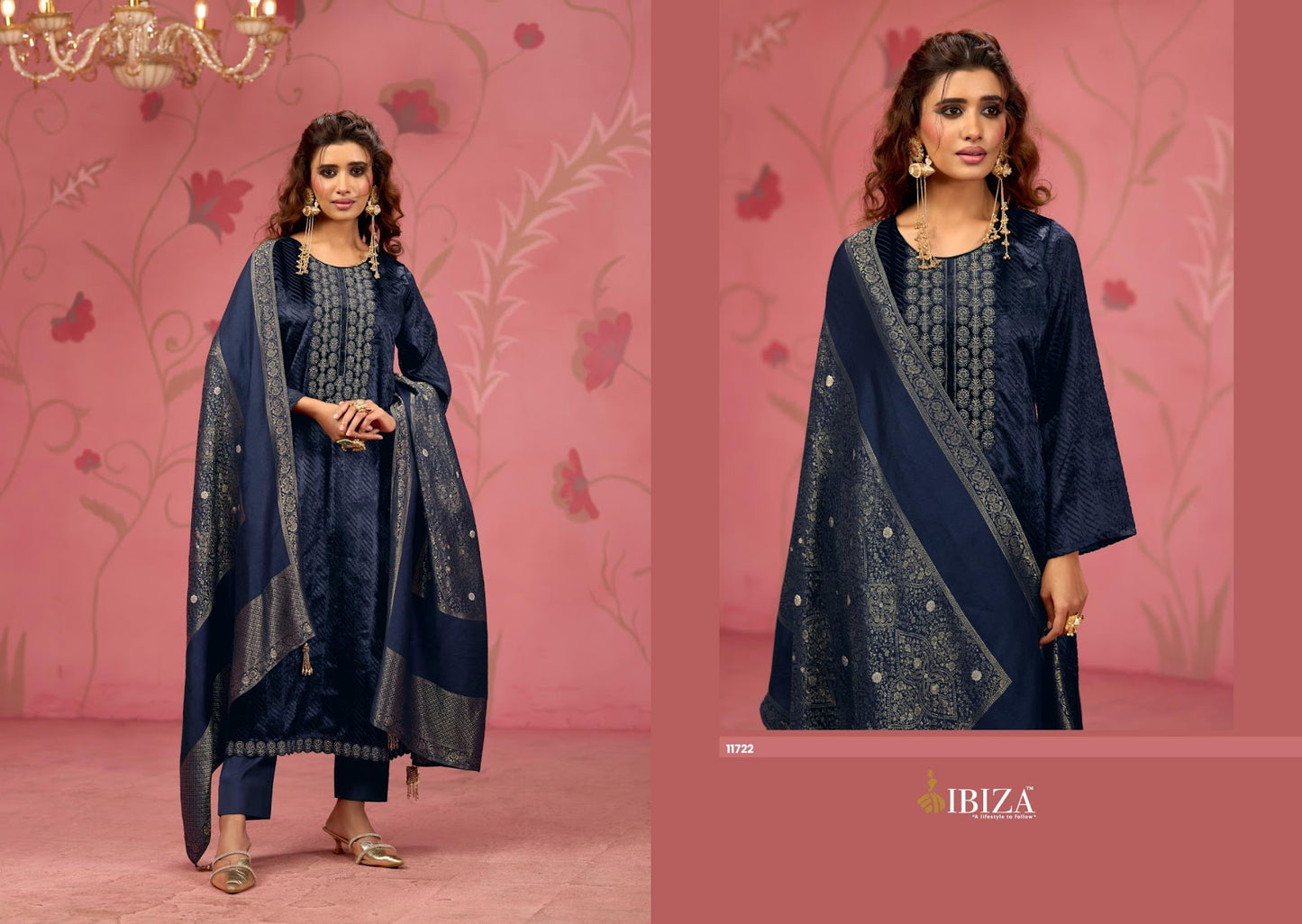 Kashvi Ibiza Velvet Suits Wholesale Rate
