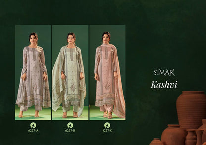 Kashvi Simar Viscose Pashmina Suits Wholesaler India