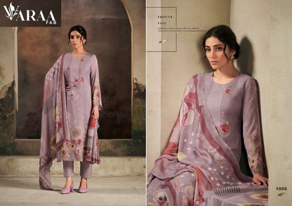 Kashvi Varaa Fab Pure Bemberg Muslin Pant Style Suits Supplier Ahmedabad