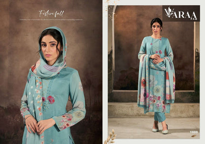 Kashvi Varaa Fab Pure Bemberg Muslin Pant Style Suits Supplier Ahmedabad