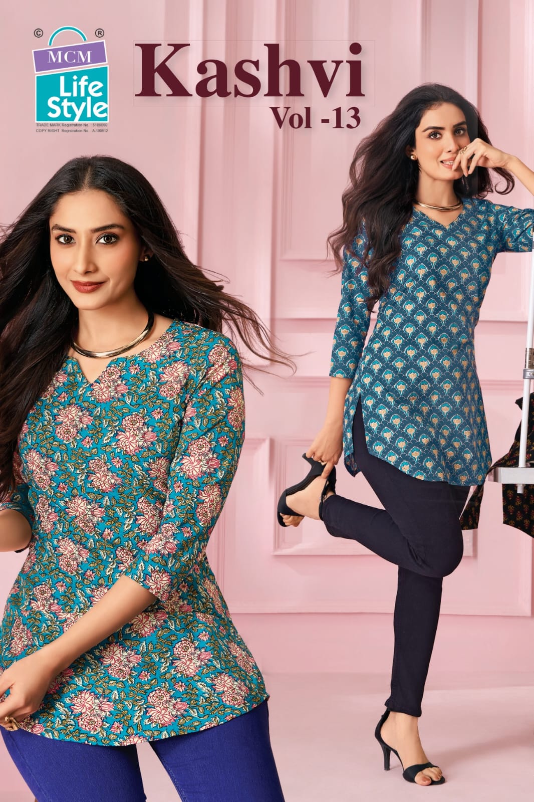 Kashvi Vol 13 Mcm Lifestyle Cotton Short Kurtis Wholesaler Ahmedabad