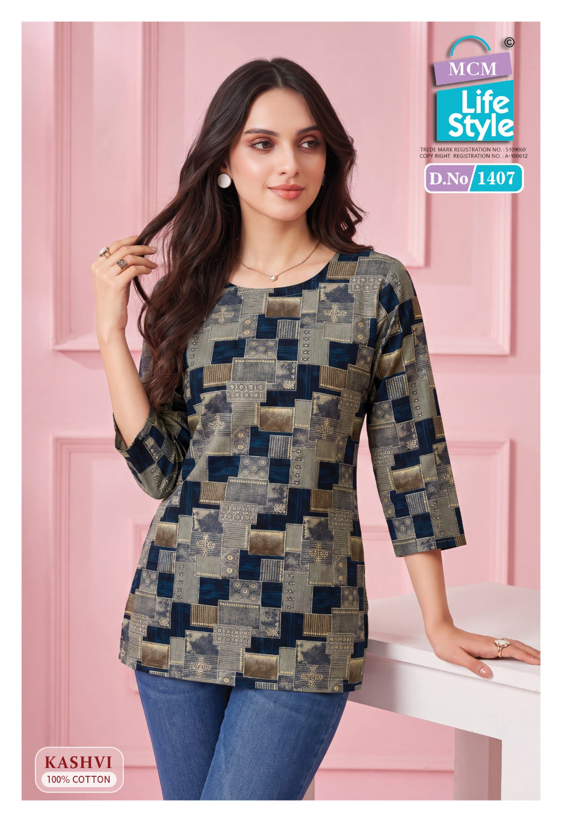 Kashvi Vol 14 Mcm Lifestyle Cotton Short Kurtis Wholesaler
