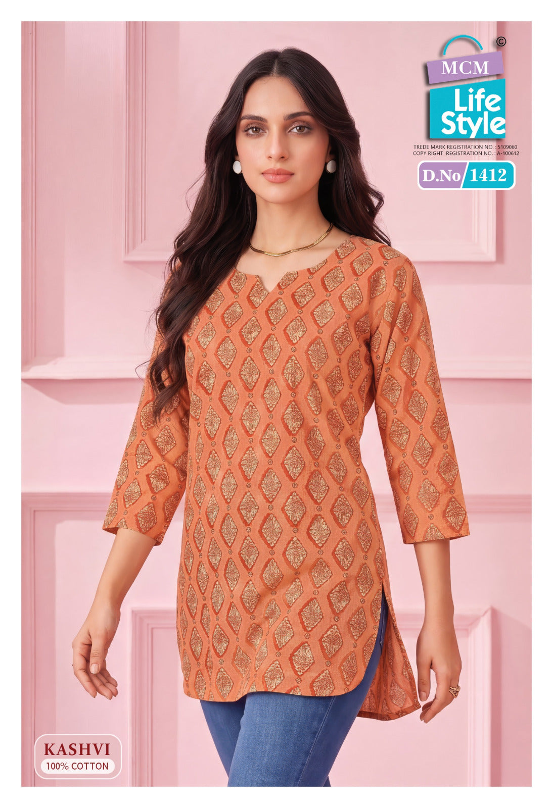Kashvi Vol 14 Mcm Lifestyle Cotton Short Kurtis Wholesaler