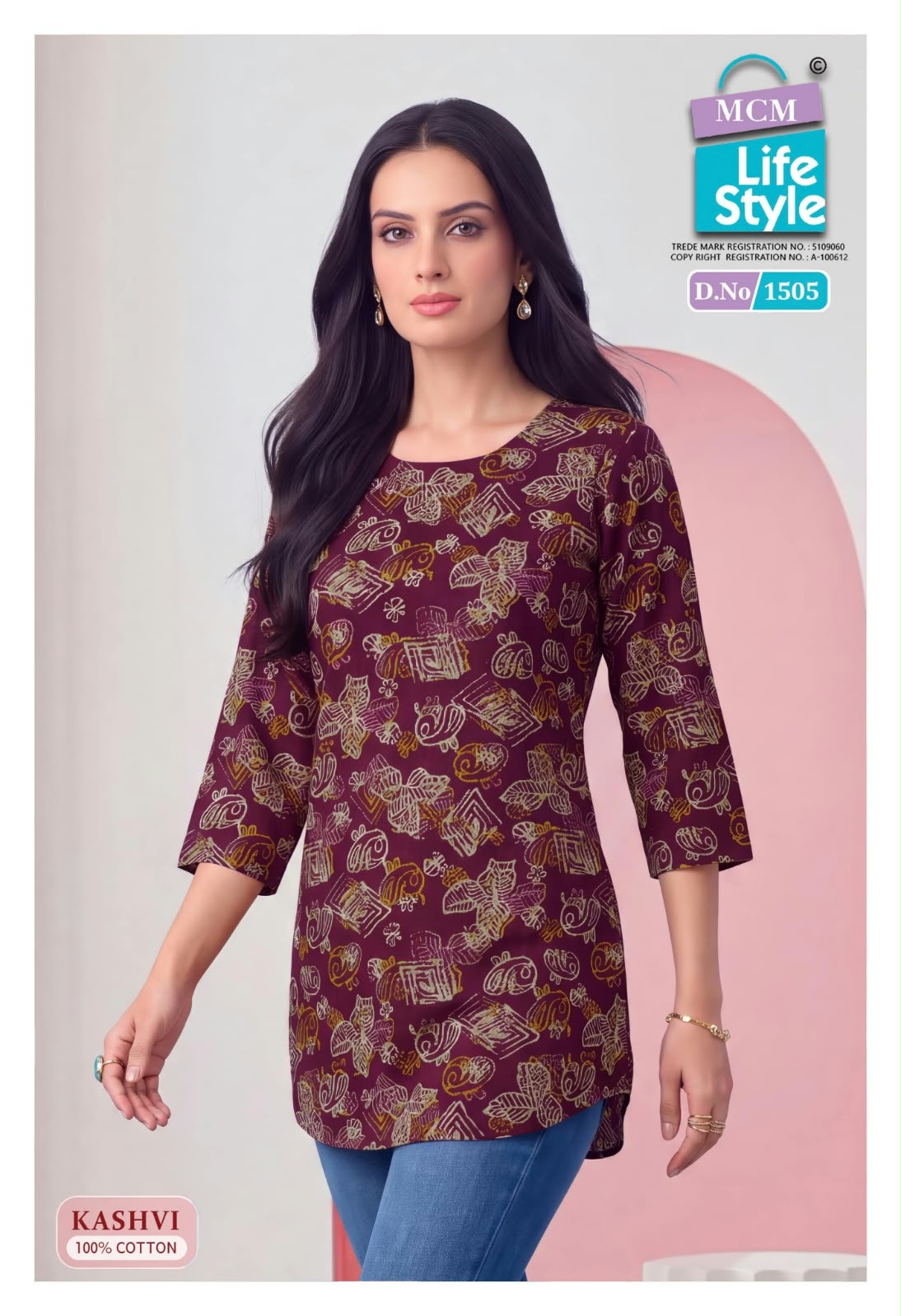 Kashvi Vol 15 Mcm Lifestyle Cotton Short Kurtis Manufacturer Gujarat