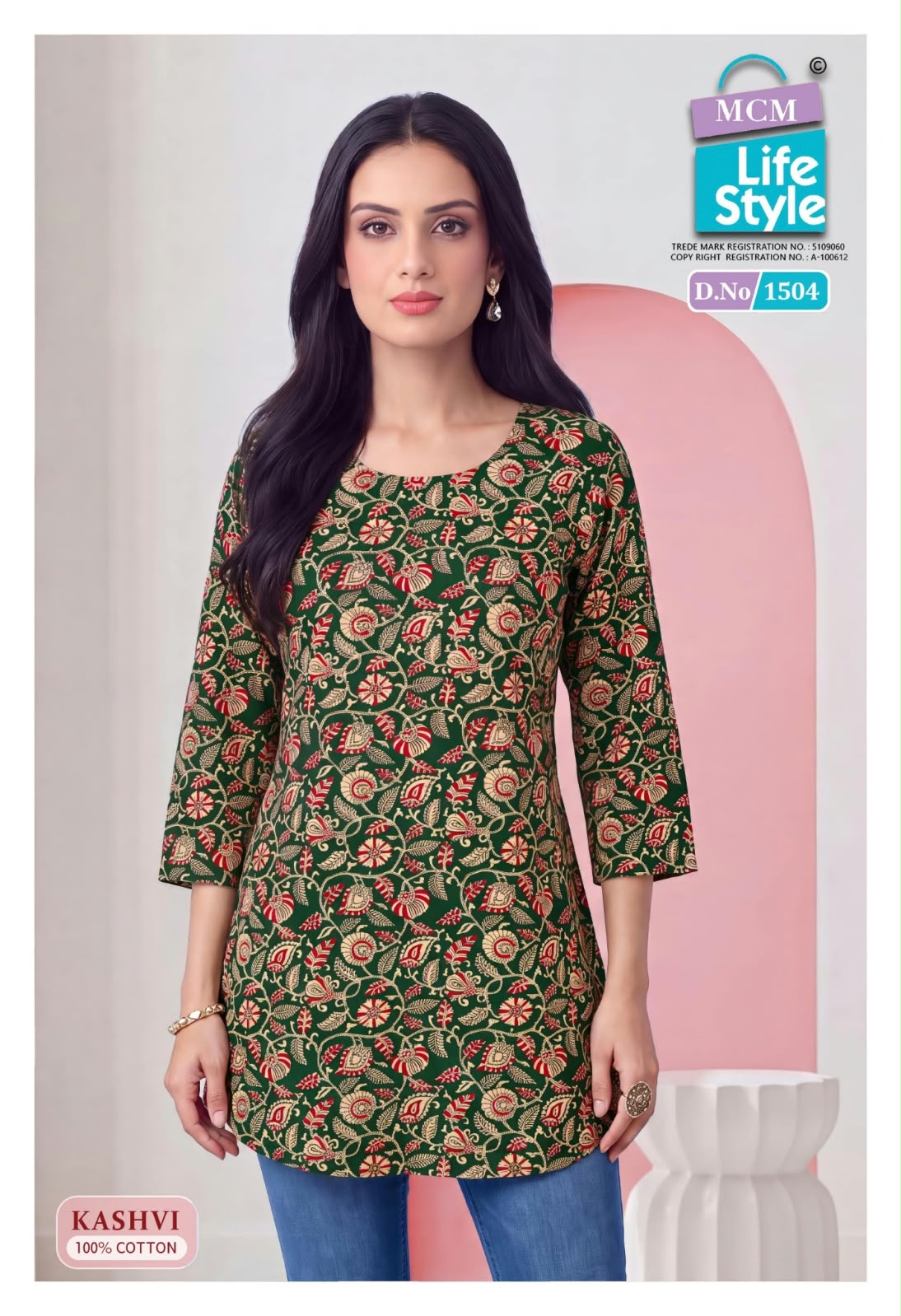 Kashvi Vol 15 Mcm Lifestyle Cotton Short Kurtis Manufacturer Gujarat