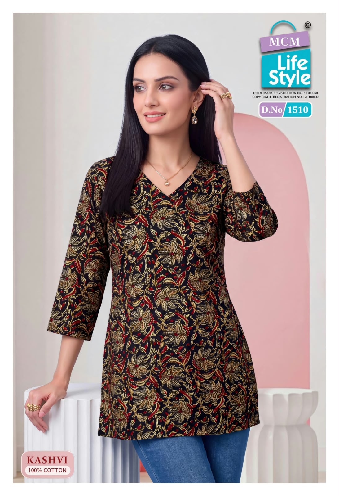 Kashvi Vol 15 Mcm Lifestyle Cotton Short Kurtis Manufacturer Gujarat