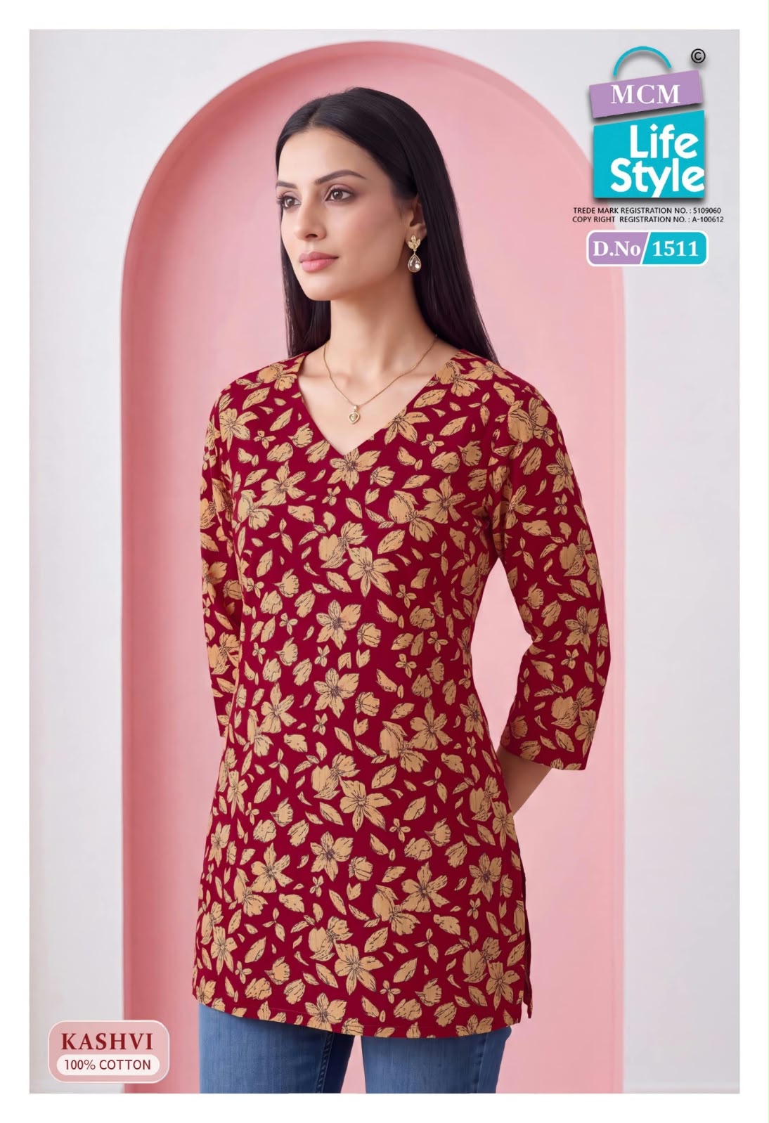 Kashvi Vol 15 Mcm Lifestyle Cotton Short Kurtis Manufacturer Gujarat