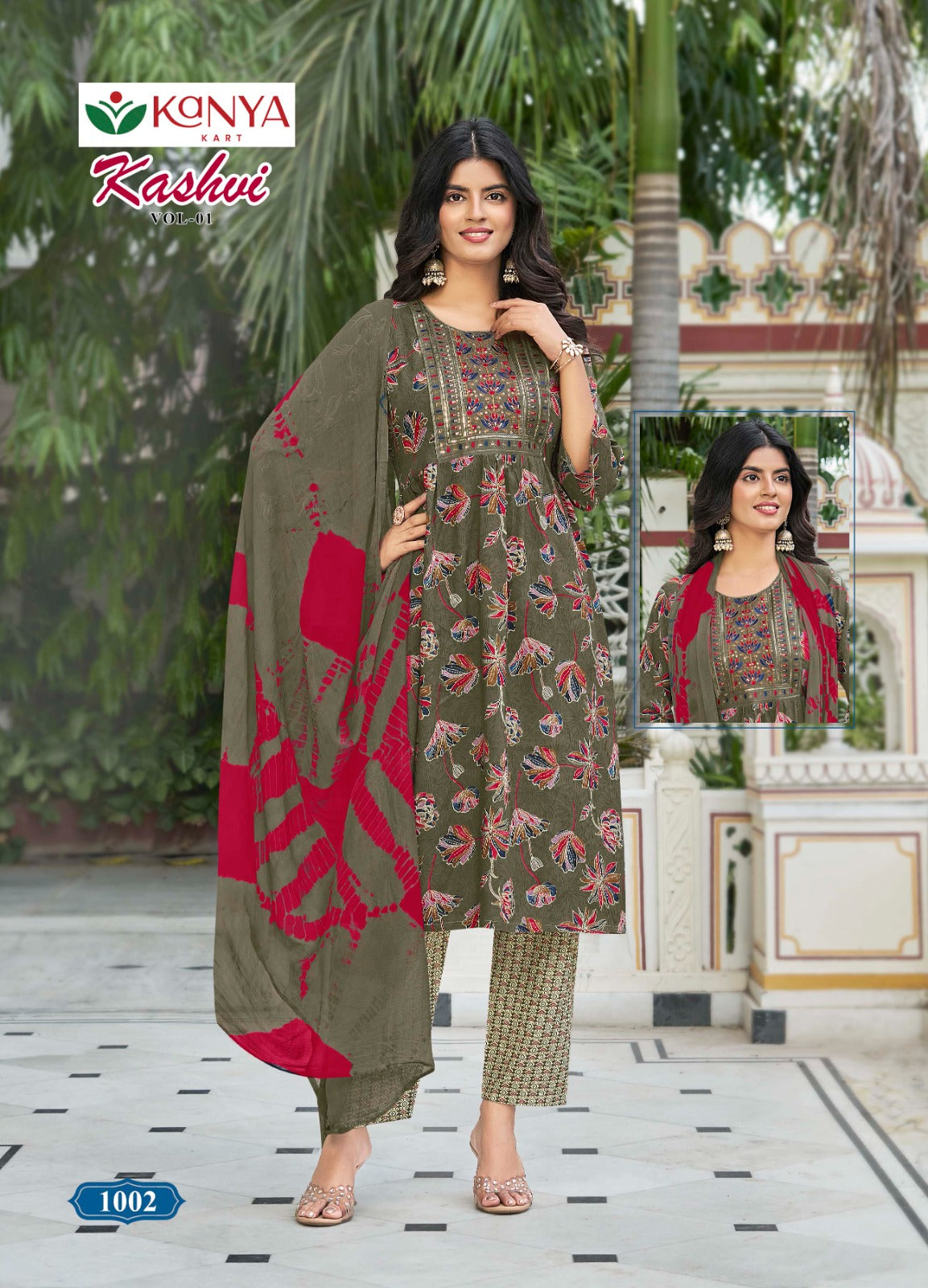 Kashvi Vol 1 Kanya Kart Rayon Readymade Pant Style Suits Wholesale Rate