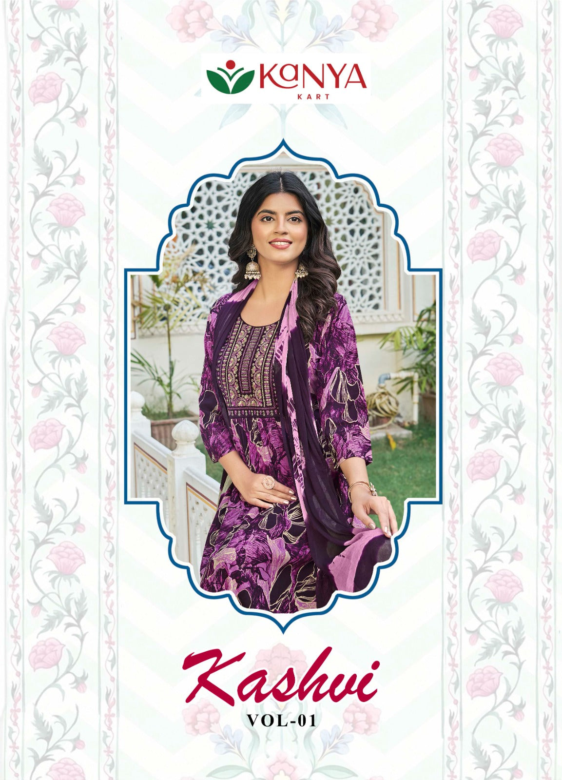 Kashvi Vol 1 Kanya Kart Rayon Readymade Pant Style Suits Wholesale Rate