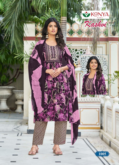 Kashvi Vol 1 Kanya Kart Rayon Readymade Pant Style Suits Wholesale Rate