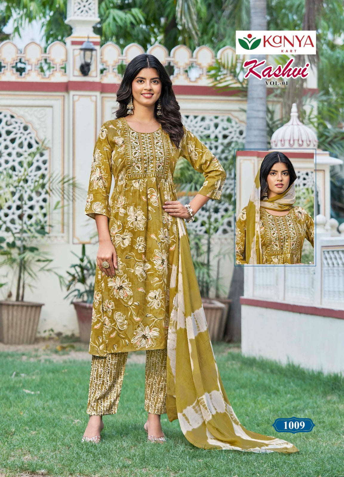 Kashvi Vol 1 Kanya Kart Rayon Readymade Pant Style Suits Wholesale Rate