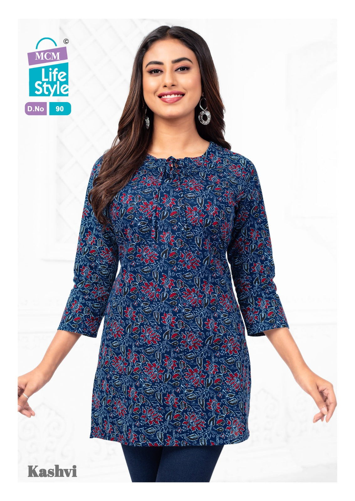 Kashvi Vol 6 Mcm Lifestyle Cotton Short Kurtis Exporter Ahmedabad