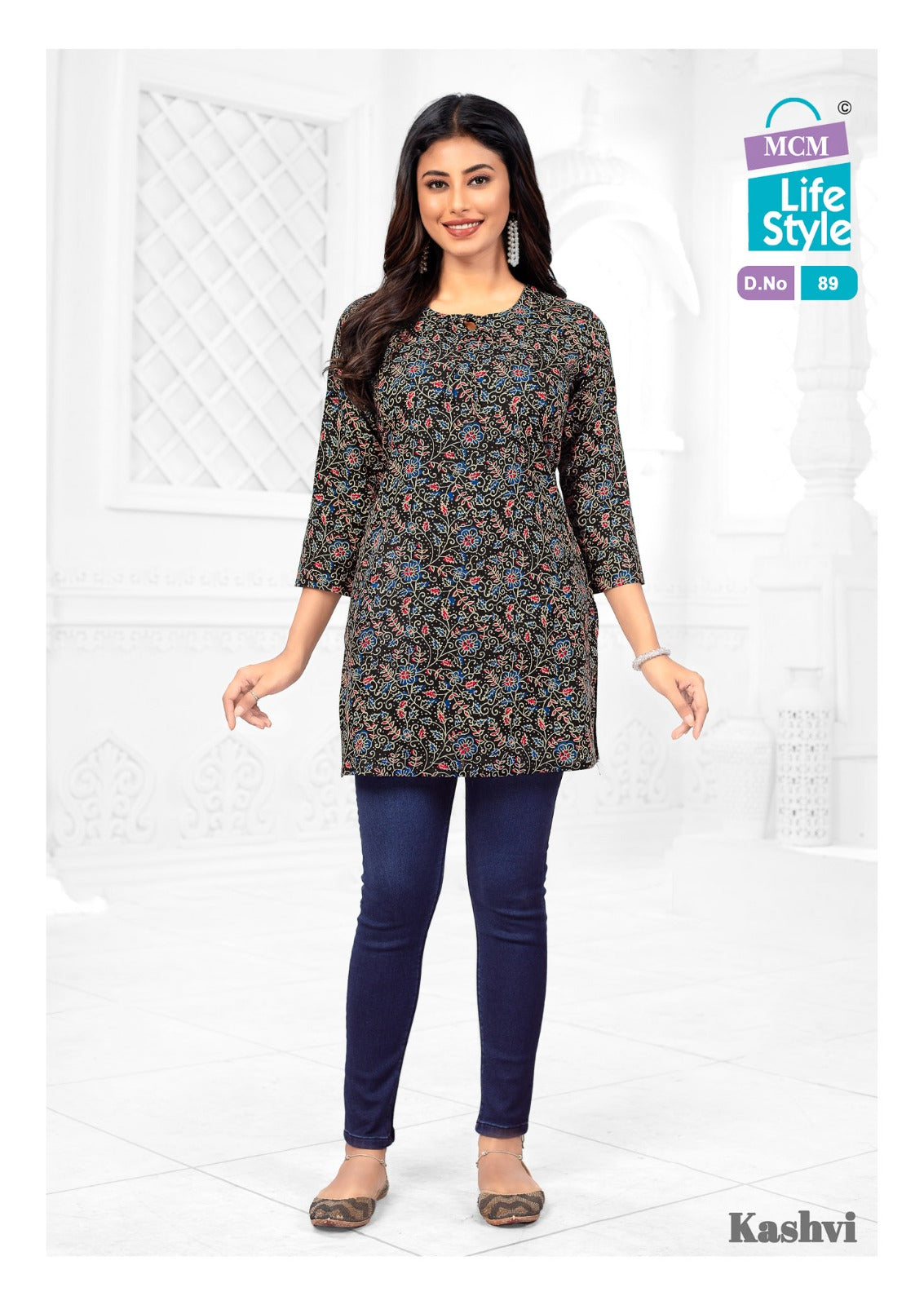 Kashvi Vol 6 Mcm Lifestyle Cotton Short Kurtis Exporter Ahmedabad