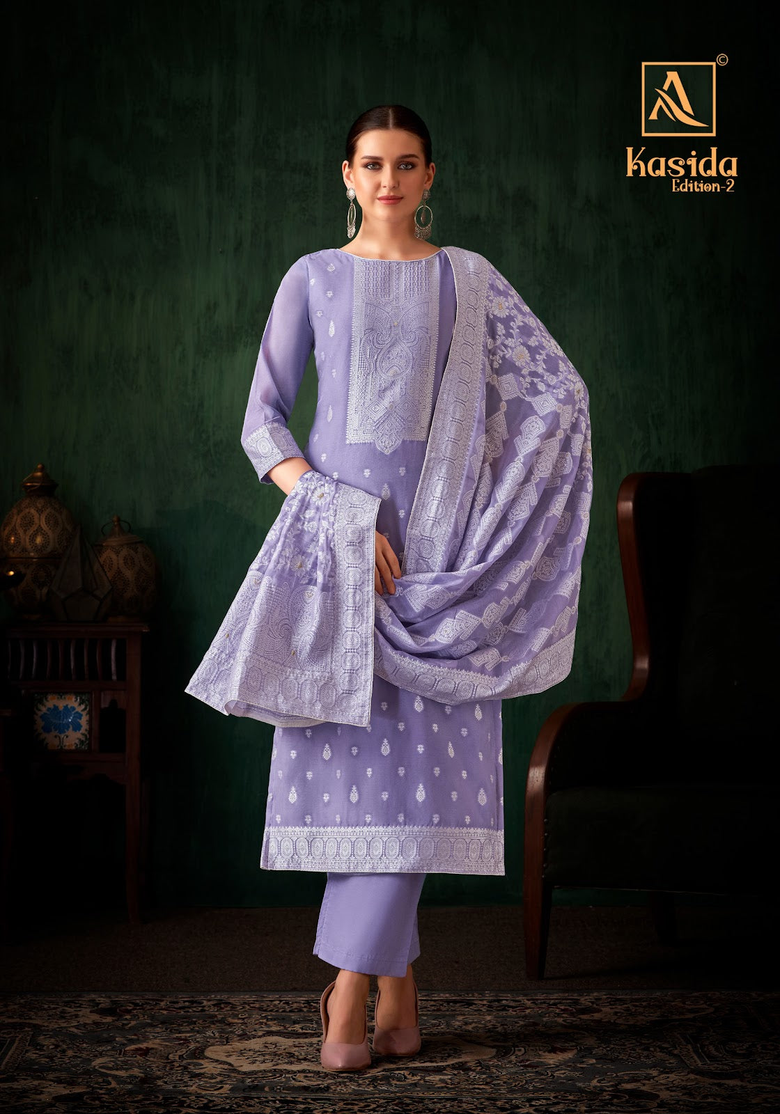 Kasida Edition 2 Alok Jacquard Karachi Salwar Suits Wholesaler India