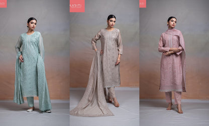 Kasmiya Naariti Banarasi Pant Style Suits Wholesaler Gujarat