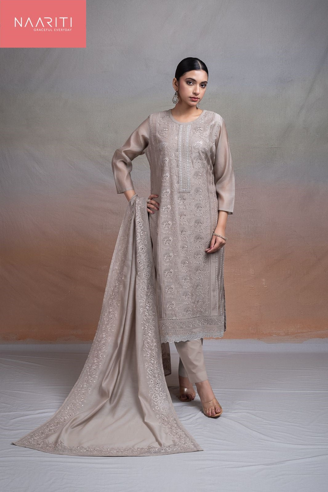 Kasmiya Naariti Banarasi Pant Style Suits Wholesaler Gujarat