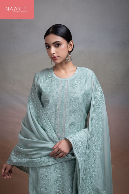 Kasmiya Naariti Banarasi Pant Style Suits Wholesaler Gujarat