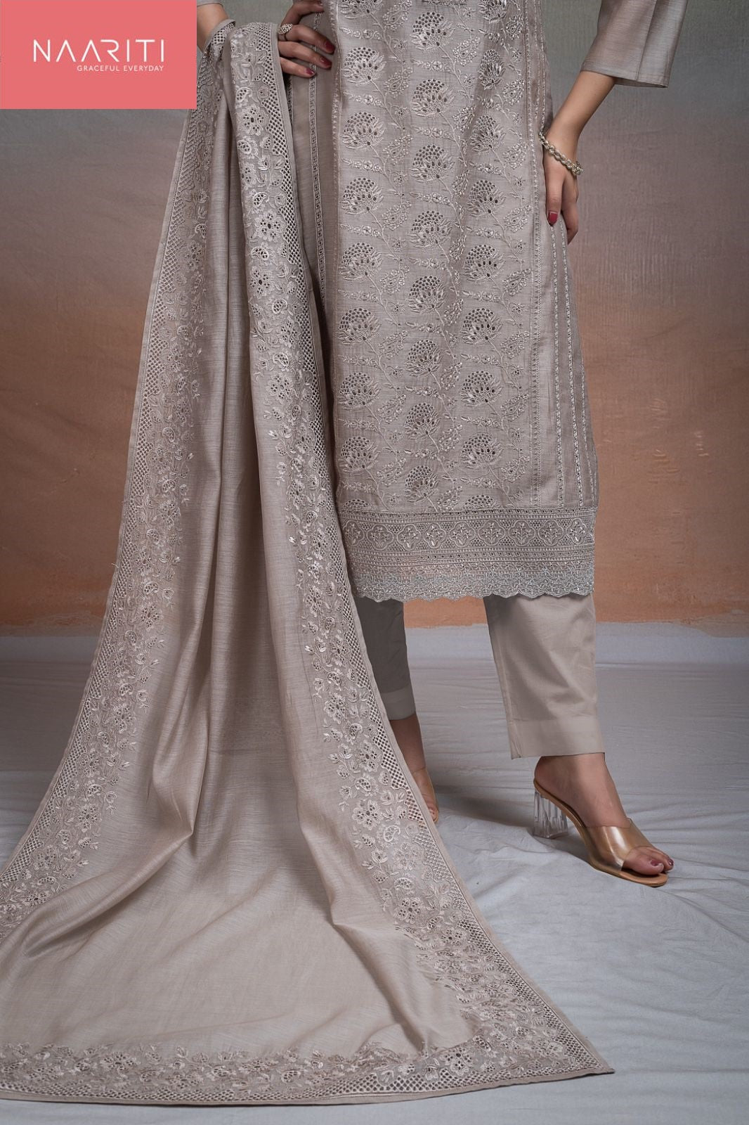 Kasmiya Naariti Banarasi Pant Style Suits Wholesaler Gujarat